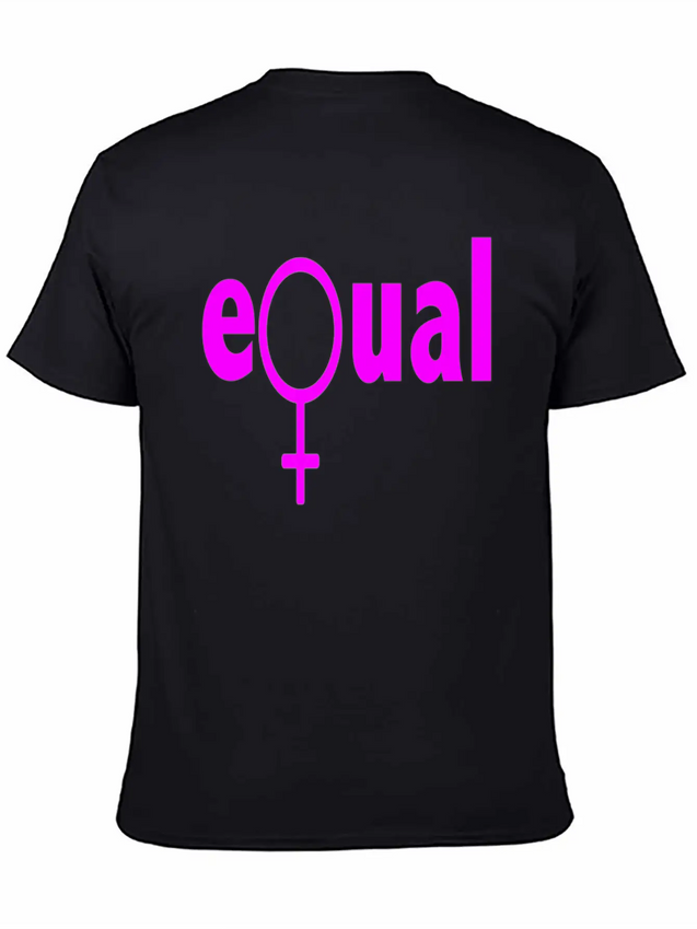 Equal Lightweight Cotton T-Shirt – Daily Comfort Graphic Shirt