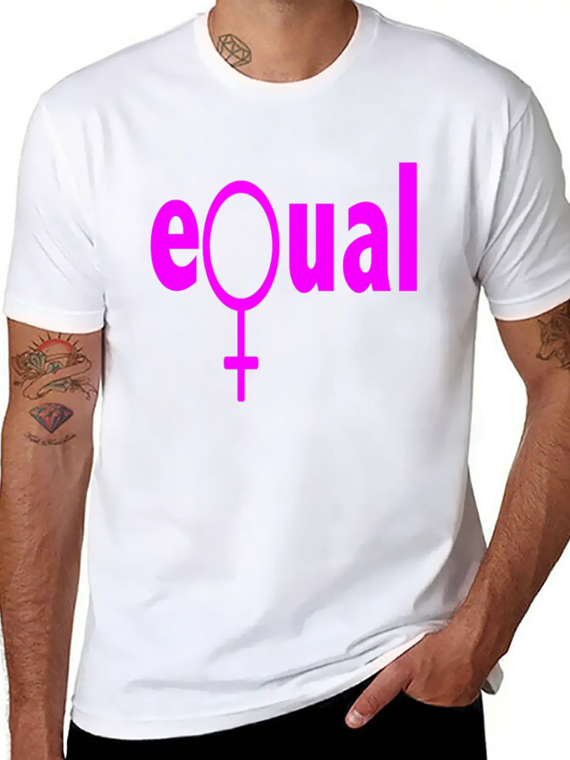 Equal Lightweight Cotton T-Shirt – Daily Comfort Graphic Shirt