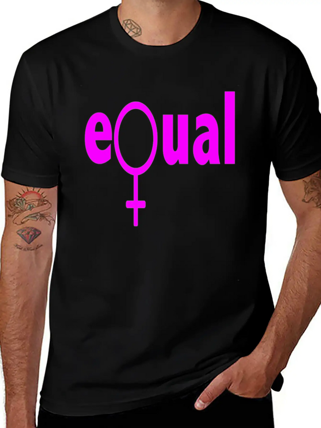 Equal Lightweight Cotton T-Shirt – Daily Comfort Graphic Shirt
