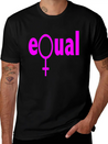 Equal Lightweight Cotton T-Shirt – Daily Comfort Graphic Shirt