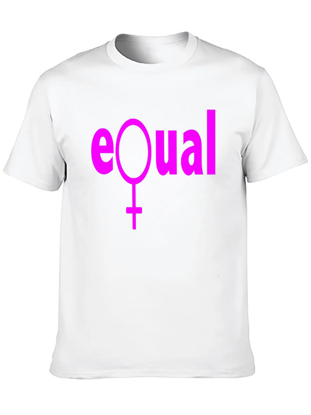 Equal Lightweight Cotton T-Shirt – Daily Comfort Graphic Shirt