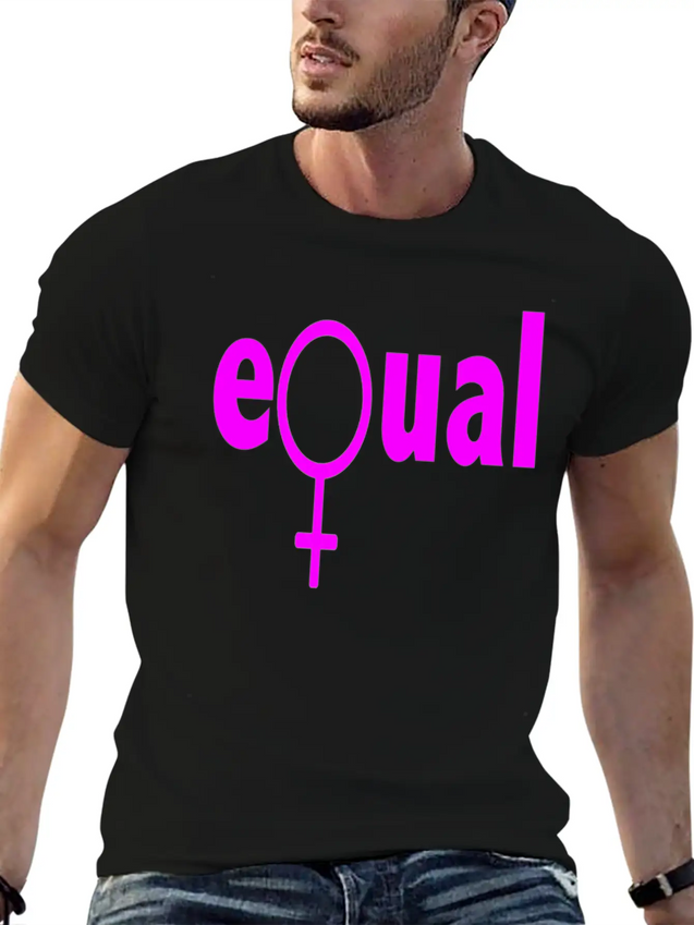 Equal Lightweight Cotton T-Shirt – Daily Comfort Graphic Shirt