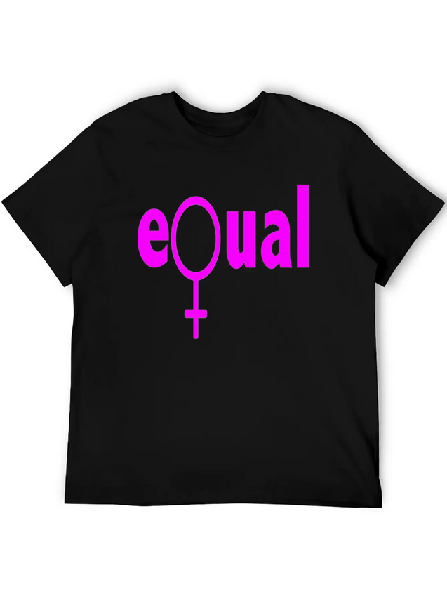 Equal Lightweight Cotton T-Shirt – Daily Comfort Graphic Shirt