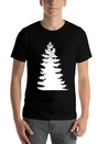 Evergreen - White Lightweight Cotton T-Shirt – Daily Comfort Graphic Shirt