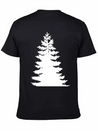 Evergreen - White Lightweight Cotton T-Shirt – Daily Comfort Graphic Shirt