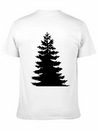 Evergreen - White Lightweight Cotton T-Shirt – Daily Comfort Graphic Shirt