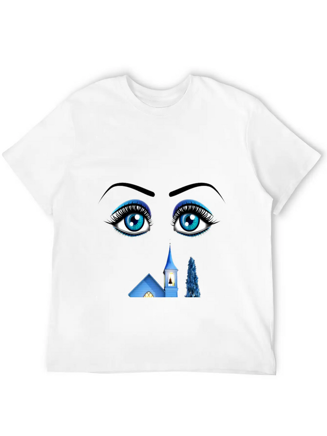 Eye Style 1 Lightweight Cotton T-Shirt – Daily Comfort Graphic Shirt