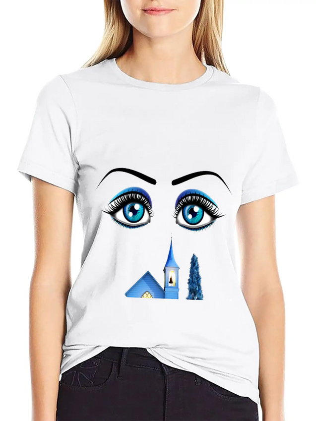 Eye Style 1 Lightweight Cotton T-Shirt – Daily Comfort Graphic Shirt