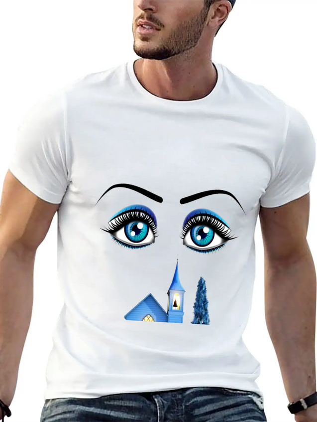 Eye Style 1 Lightweight Cotton T-Shirt – Daily Comfort Graphic Shirt