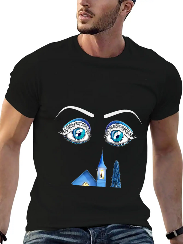 Eye Style 1 Lightweight Cotton T-Shirt – Daily Comfort Graphic Shirt
