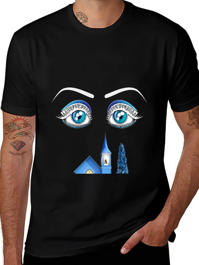 Eye Style 1 Lightweight Cotton T-Shirt – Daily Comfort Graphic Shirt