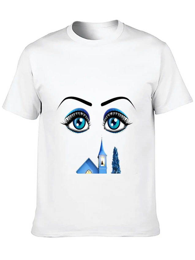Eye Style 1 Lightweight Cotton T-Shirt – Daily Comfort Graphic Shirt