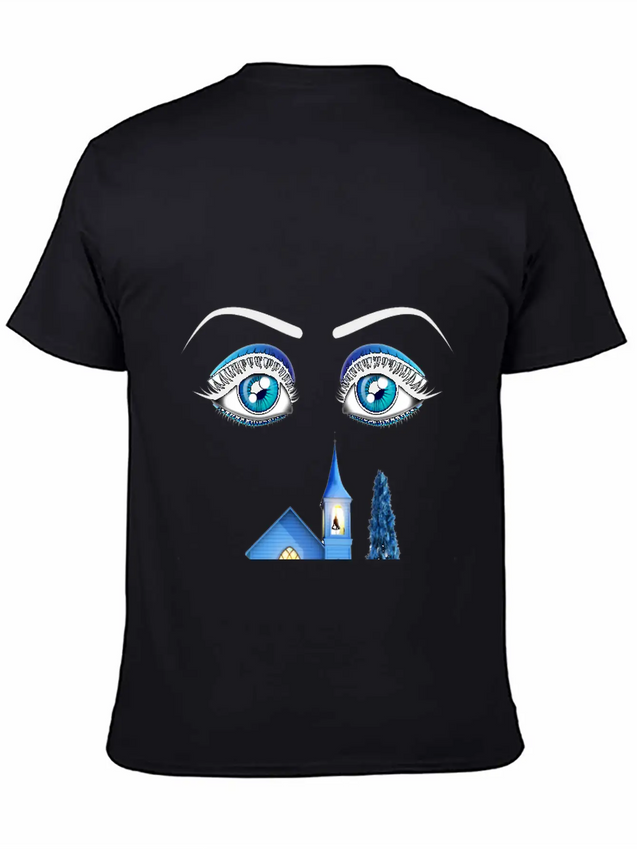 Eye Style 1 Lightweight Cotton T-Shirt – Daily Comfort Graphic Shirt