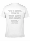 Eyes On Ambition, Feet On The Ground Lightweight Cotton T-Shirt – Daily Comfort Graphic Shirt