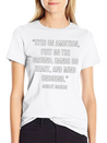 Eyes On Ambition, Feet On The Ground Lightweight Cotton T-Shirt – Daily Comfort Graphic Shirt