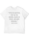 Eyes On Ambition, Feet On The Ground Lightweight Cotton T-Shirt – Daily Comfort Graphic Shirt