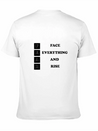 Face Everything And Rise Gift FEAR Lightweight Cotton T-Shirt – Daily Comfort Graphic Shirt