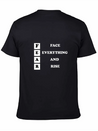 Face Everything And Rise Gift FEAR Lightweight Cotton T-Shirt – Daily Comfort Graphic Shirt