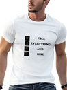 Face Everything And Rise Gift FEAR Lightweight Cotton T-Shirt – Daily Comfort Graphic Shirt