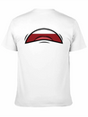 Face Laugh Teeth Grimace Grimace Lightweight Cotton T-Shirt – Daily Comfort Graphic Shirt