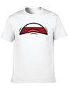 Face Laugh Teeth Grimace Grimace Lightweight Cotton T-Shirt – Daily Comfort Graphic Shirt
