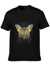 Faith Jesus Cross Butterfly Sunflower She's Strong Lightweight Cotton T-Shirt – Daily Comfort Graphic Shirt