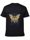Faith Jesus Cross Butterfly Sunflower She's Strong Lightweight Cotton T-Shirt – Daily Comfort Graphic Shirt