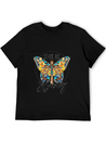 Faith Jesus Cross Butterfly Sunflower She's Strong Lightweight Cotton T-Shirt – Daily Comfort Graphic Shirt