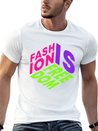 Fashion Is Freedom Lettering Quote Lightweight Cotton T-Shirt – Daily Comfort Graphic Shirt