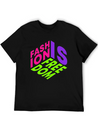 Fashion Is Freedom Lettering Quote Lightweight Cotton T-Shirt – Daily Comfort Graphic Shirt