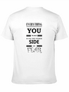 Fearless Quote Lightweight Cotton T-Shirt – Daily Comfort Graphic Shirt