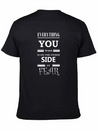 Fearless Quote Lightweight Cotton T-Shirt – Daily Comfort Graphic Shirt