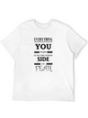 Fearless Quote Lightweight Cotton T-Shirt – Daily Comfort Graphic Shirt