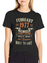 February 1977 Birthday Surprise Lightweight Cotton T-Shirt – Daily Comfort Graphic Shirt