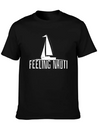 Feeling Nauti - Sailing Boat Sailor Gift Lightweight Cotton T-Shirt – Daily Comfort Graphic Shirt