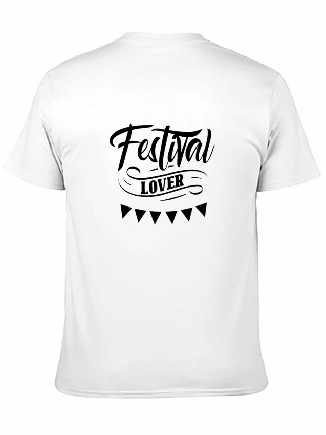 Festival Lover Dance Music Festivals Hobby Lightweight Cotton T-Shirt – Daily Comfort Graphic Shirt