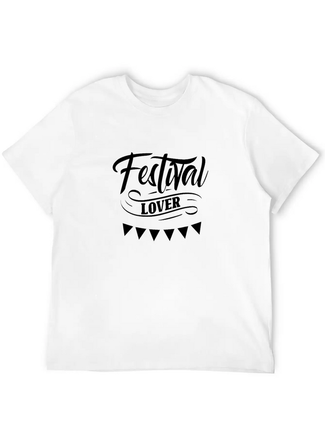 Festival Lover Dance Music Festivals Hobby Lightweight Cotton T-Shirt – Daily Comfort Graphic Shirt