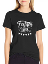 Festival Lover Dance Music Festivals Hobby Lightweight Cotton T-Shirt – Daily Comfort Graphic Shirt
