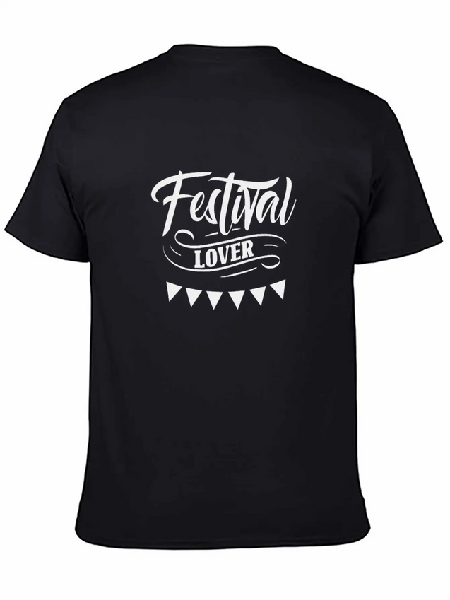 Festival Lover Dance Music Festivals Hobby Lightweight Cotton T-Shirt – Daily Comfort Graphic Shirt
