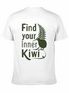 Find Your Inner Kiwi New Zealand Souvenir Lightweight Cotton T-Shirt – Daily Comfort Graphic Shirt