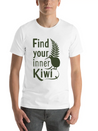 Find Your Inner Kiwi New Zealand Souvenir Lightweight Cotton T-Shirt – Daily Comfort Graphic Shirt