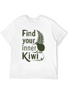 Find Your Inner Kiwi New Zealand Souvenir Lightweight Cotton T-Shirt – Daily Comfort Graphic Shirt
