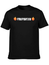 Firefighter With Flames Lightweight Cotton T-Shirt – Daily Comfort Graphic Shirt