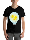 Fish That Lights Up Inside A Light Bulb Lightweight Cotton T-Shirt – Daily Comfort Graphic Shirt