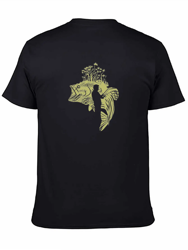 Fishing Fishing Rod Fishing Pole Fishingkayak Fly Lightweight Cotton T-Shirt – Daily Comfort Graphic Shirt
