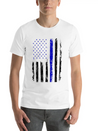 Flag Black Police Lightweight Cotton T-Shirt – Daily Comfort Graphic Shirt