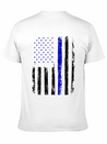 Flag Black Police Lightweight Cotton T-Shirt – Daily Comfort Graphic Shirt