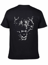 Flaming Wolf Lightweight Cotton T-Shirt – Daily Comfort Graphic Shirt