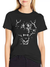 Flaming Wolf Lightweight Cotton T-Shirt – Daily Comfort Graphic Shirt