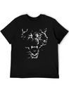 Flaming Wolf Lightweight Cotton T-Shirt – Daily Comfort Graphic Shirt